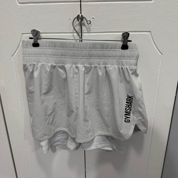 Gymshark Grey / White Elevate Shorts - Picture 1 of 9